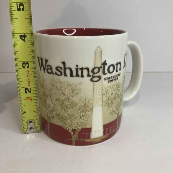 Starbucks Washington DC 2009 Collector Series Coffee Tea Mug Monument Capitol - Picture 5 of 8